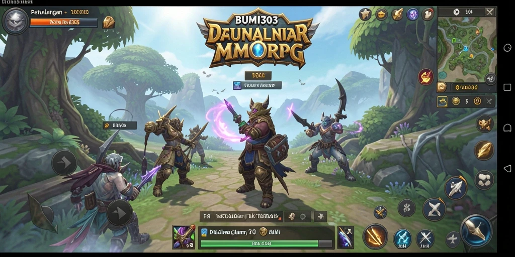 Tampilan gameplay BUMI303 yang menakjubkan dan mendebarkan.