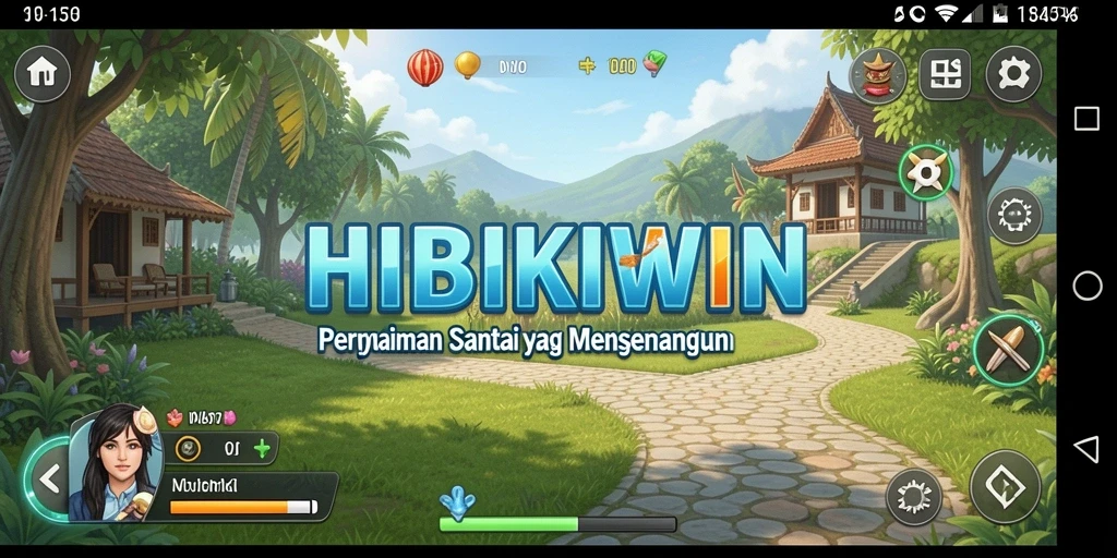 Gameplay seru HIBIKIWIN dengan grafis menawan.