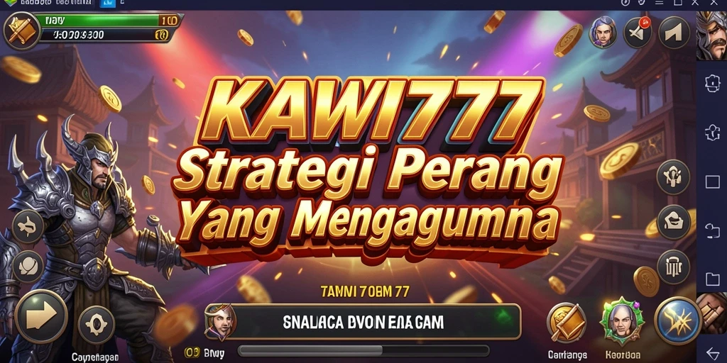 Tampilan gameplay KAWI777 yang menegangkan dan strategis.