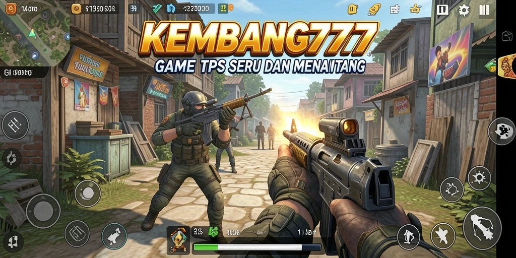 Menampilkan aksi seru gameplay TPS di KEMBANG777.