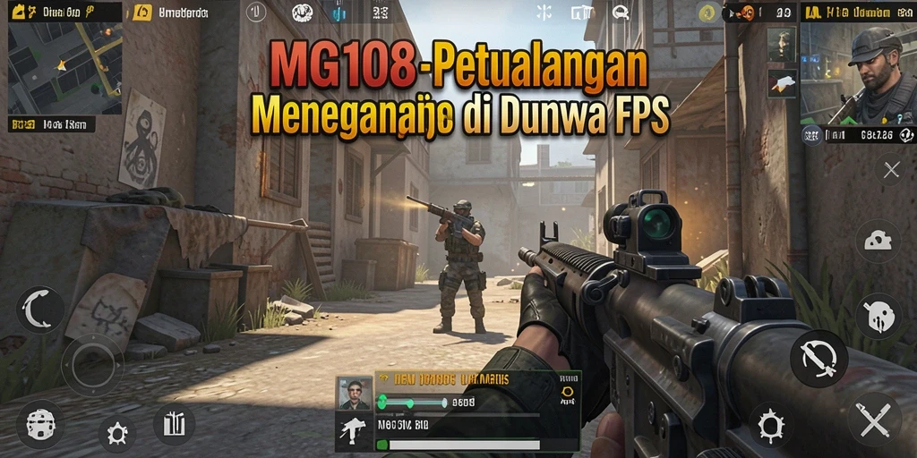 Tampilan gameplay MG108 dengan aksi menegangkan di medan perang.