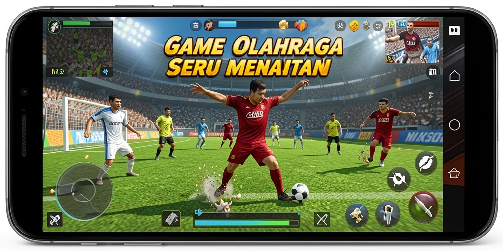 Tampilan gameplay NX303 yang seru dan menantang dalam olahraga.