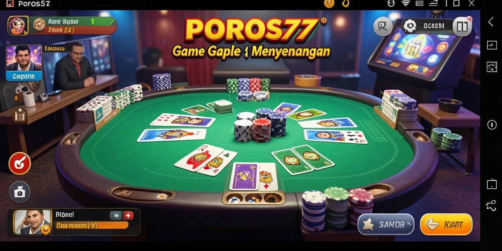 Tampilan gameplay seru di POROS77 yang menyenangkan.