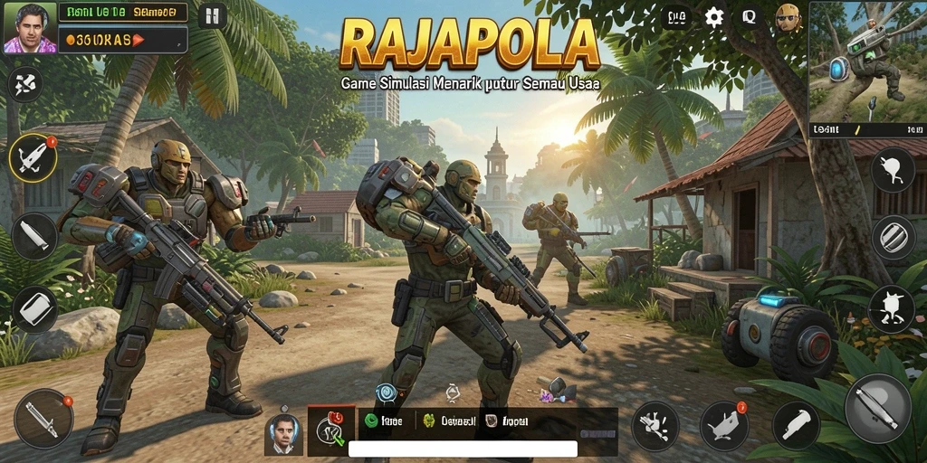 Tampilan menarik dari gameplay RAJAPOLA yang penuh tantangan.