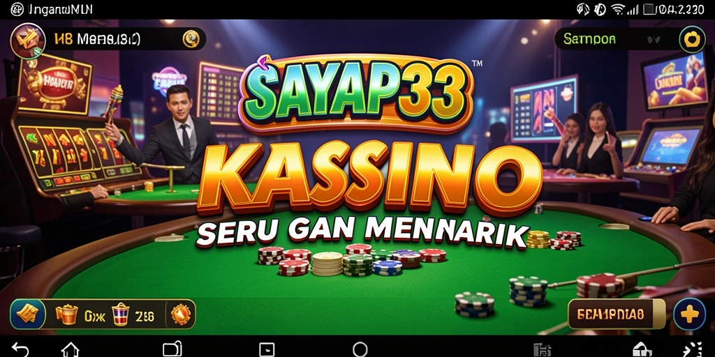Screenshot gameplay SAYAP33 yang menampilkan pengalaman Kasino yang mendebarkan.