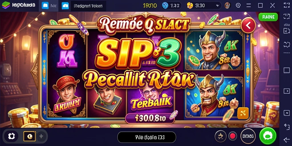 Tampilan gameplay SIP33 dengan grafis slot yang menarik dan memukau.