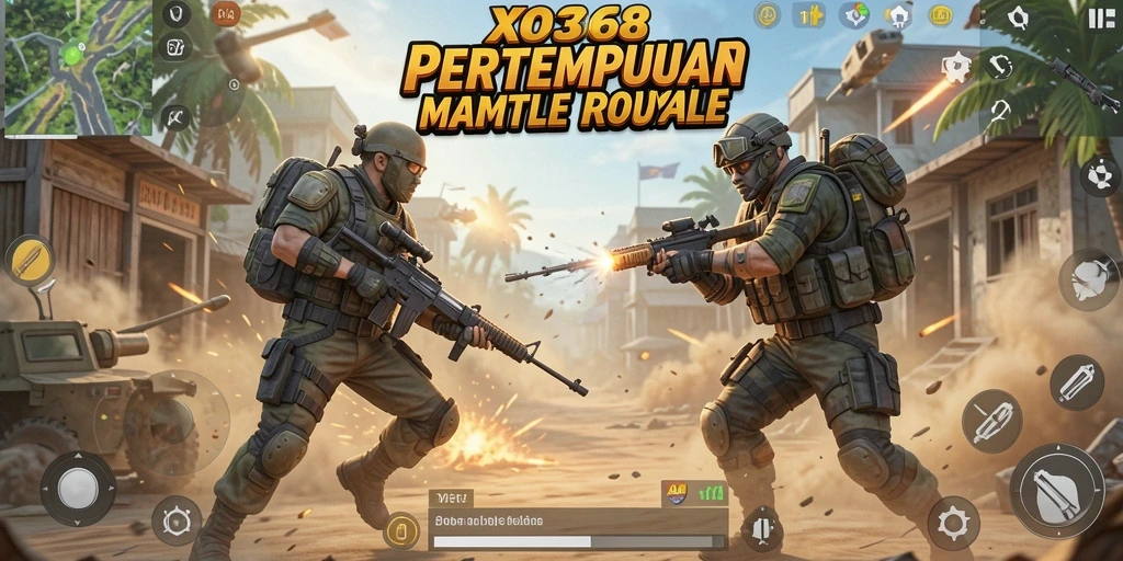 Gameplay seru XO368 dengan aksi menegangkan Battle Royale.